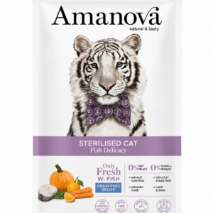 Amanova Sterilised Cat Fish Delicacy - 1.5kg