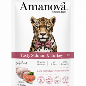 Amanova Tasty Salmon & Turkey 85g