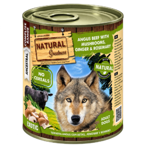 NATURAL GREATNESS LATA PERRO TERNERA ANGUS 400 g