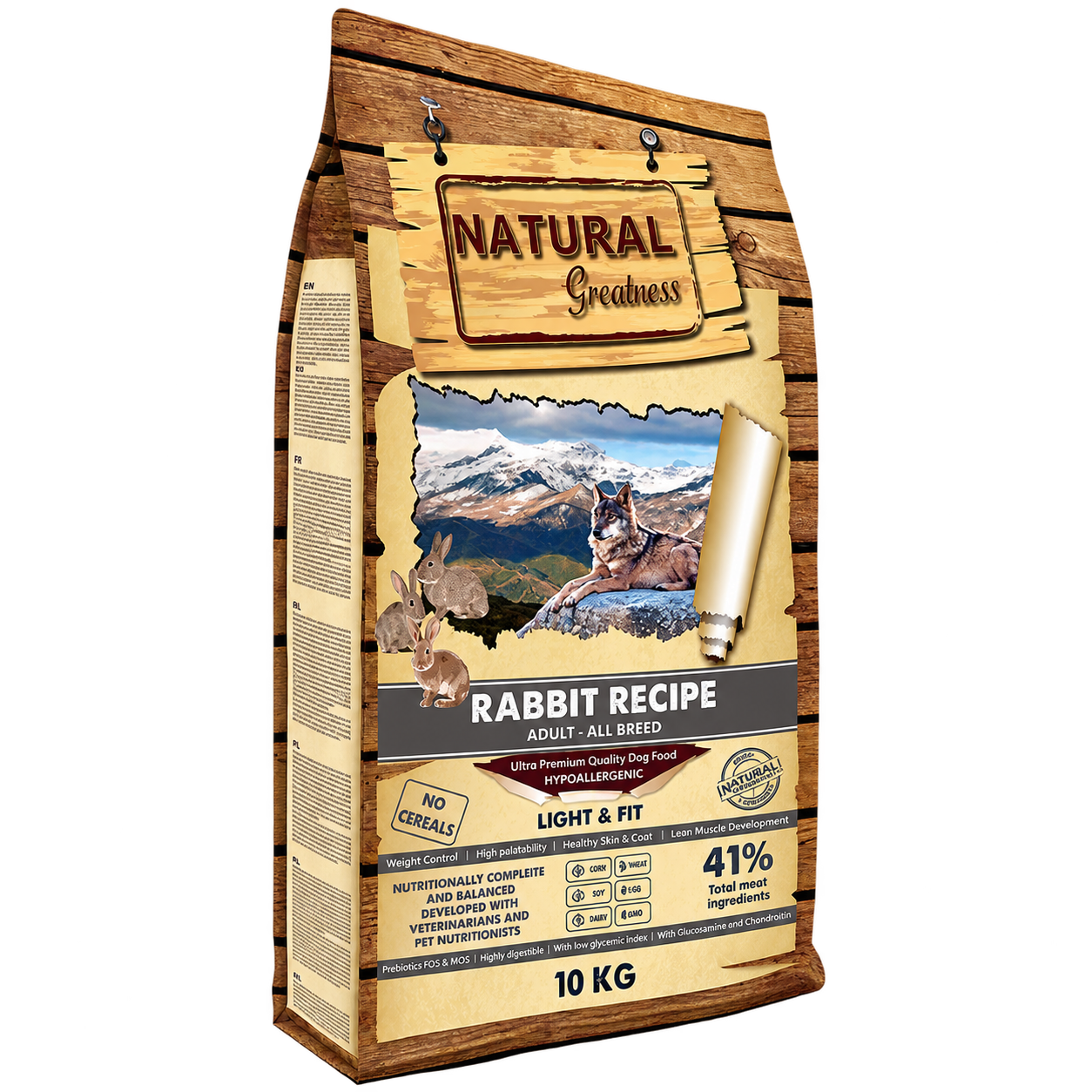 NATURAL GREATNESS PERRO CONEJO