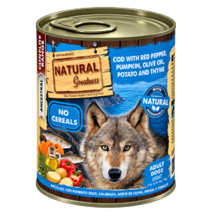 NATURAL GREATNESS BACALAO CON PIMIENTO ROJO 400g