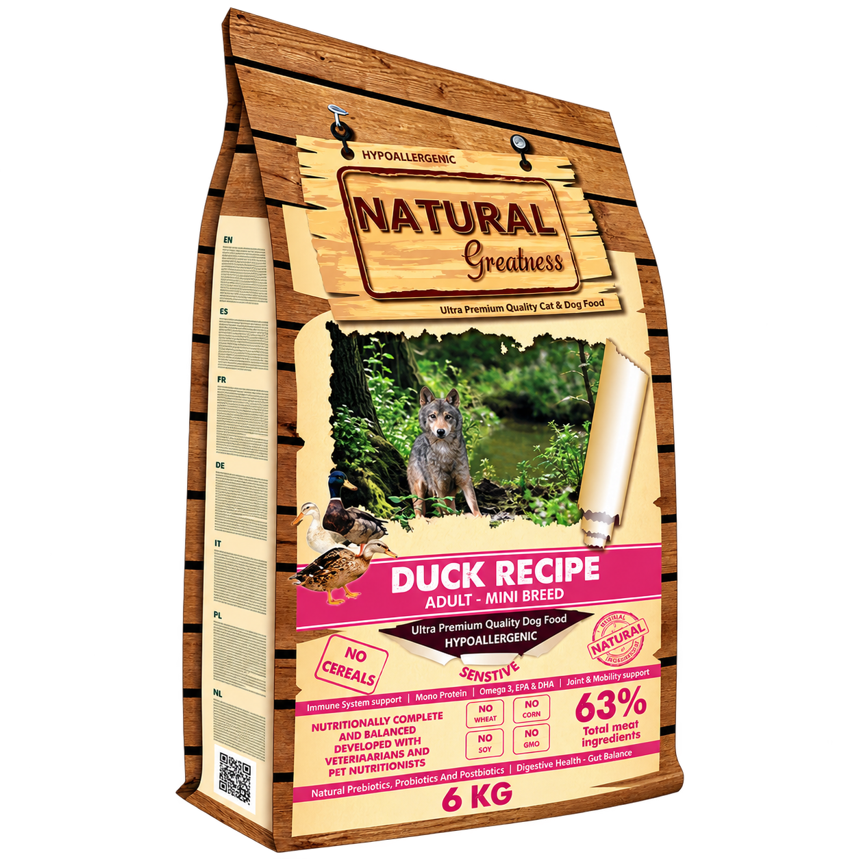 NATURAL GREATNESS PERRO PATO MINI