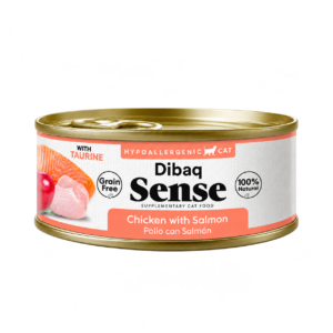 LATA DIBAQ SENSE GATO ADULTO POLLO Y SALMON 70G