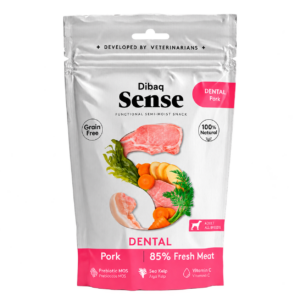 DIBAQ SENSE SNACK DENTAL PERRO CERDO 100 G