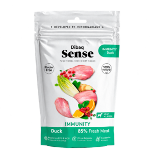 DIBAQ SENSE SNACK INMUNITARIO PERRO PATO 100 G