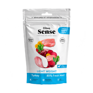 DIBAQ SENSE SNACK PERRO PAVO LIGHT 100G