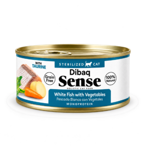 DIBAQ SENSE LATA GATO ESTERILIZADO PESCADO BLANCO 70 G