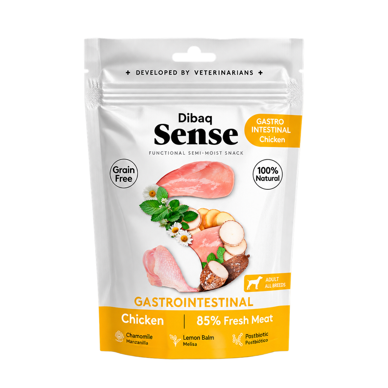 DIBAQ SENSE SNACK PERRO POLLO 100 G