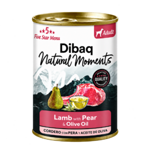 DIBAQ NATURAL MOMENTS LATA PERRO CORDERO 380 g