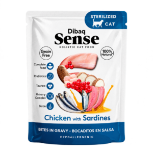 DIBAQ SENSE BOCADITOS DE POLLO Y SARDINA