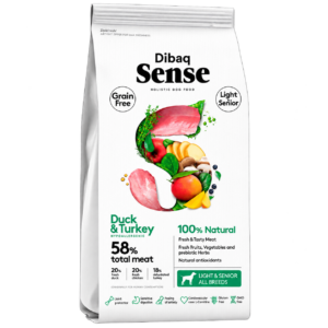 DIBAQ SENSE PERRO PATO Y PAVO LIGHT