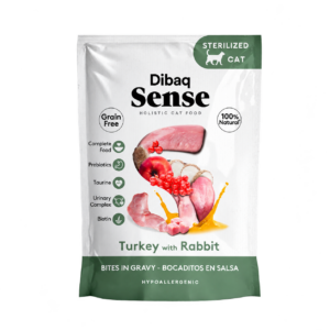 DIBAQ SENSE BOCADITOS DE PAVO Y CONEJO